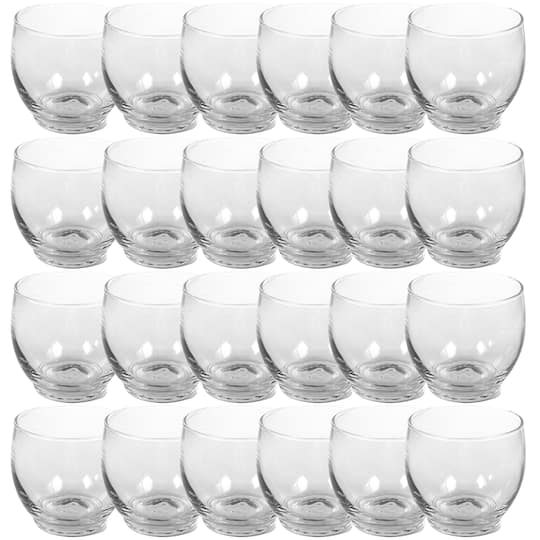 24 Pack: Round Glass Votive Candle Holder by Ashland®